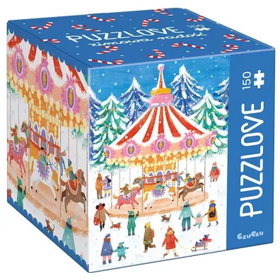 Puzzle Puzzlove CzuCzu 150 el. Zimowa rado�� Bright Junior Media
