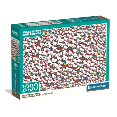 Puzzle 1000 Hello Kitty Clementoni
