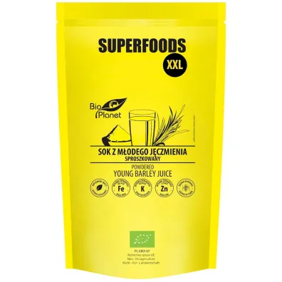 Bio Planet Sok z modego jczmienia sproszkowany Suplement diety 500 g Bio
