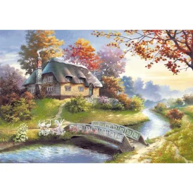 Puzzle 1500 el. Domek wiejski Castorland