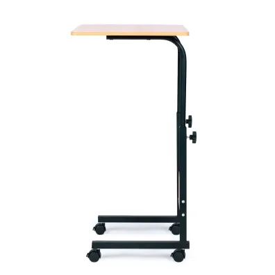 Modernhome Stolik pod laptopa z kółkami biurko dostawiane do fotela kanapy brązowy Modernhome Stolik pod laptopa z kółkami biurko dostawiane do fotela kanapy brązowy