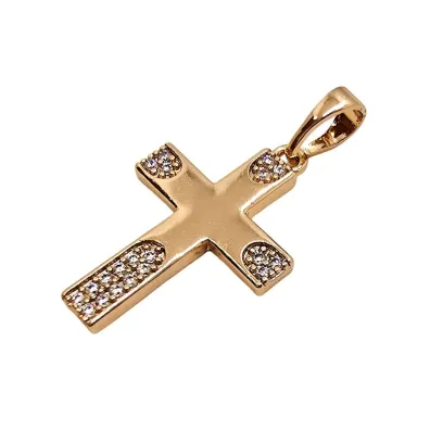 Zawieszka krzy� z�ota 23x15mm