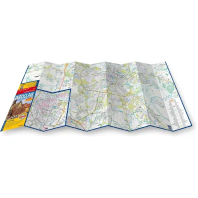 Wroc�aw plan miasta 1:22 500 laminat 2026