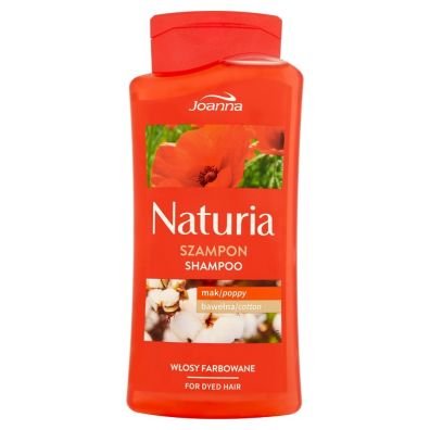 Joanna Naturia szampon do włosów farbowanych Mak i Bawełna 500 ml