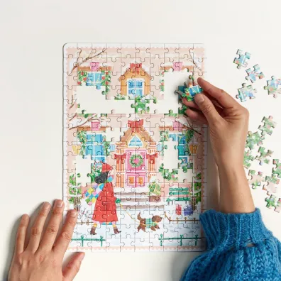 Puzzle Puzzlove CzuCzu 150 el. Zimowy spacer Bright Junior Media
