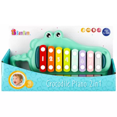 Pianinko Krokodylek 2W1 BAM BAM 492794
