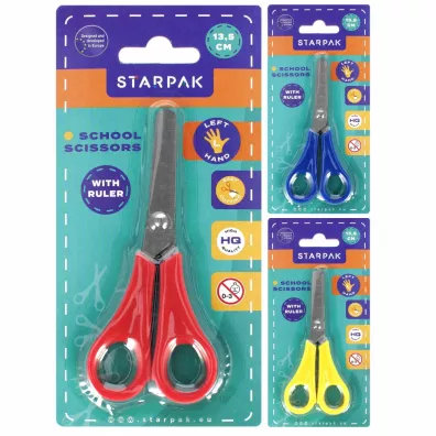 Starpak No�yczki lewor�czne z miark� 13cm