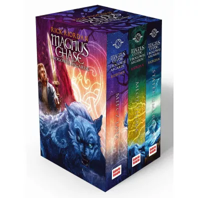 Pakiet Magnus Chase i bogowie Asgardu. Tomy 1-3: Miecz lata, M�ot Thora, Statek umar�ych - Rick Riordan