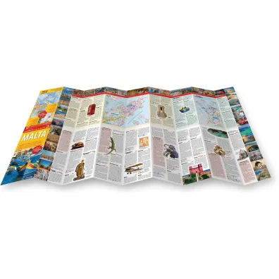Malta laminowany map&guide XL 2w1 przewodnik i mapa