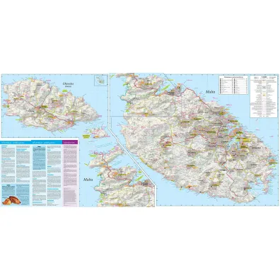 Malta laminowany map&guide XL 2w1 przewodnik i mapa