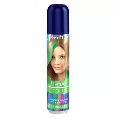 Venita 1-Day Color koloryzuj�cy spray do w�os�w Wiosenna Ziele� 50 ml
