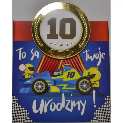 Yeku Karnet Urodziny 10
