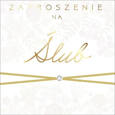 Kukartka Zaproszenie �lub