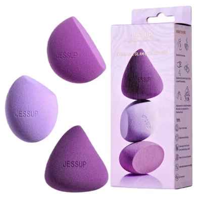 Jessup Zestaw Soft Plus Makeup Sponges zestaw g�beczek do makija�u SP017 3 szt.