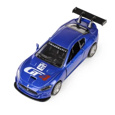 MSZ Maserati GranTurismo MC GT4 niebieski w skali 1:43 Daffi