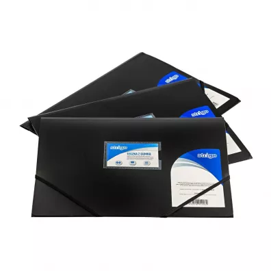 Pilot Teczka z gumk� PP A4, czarna