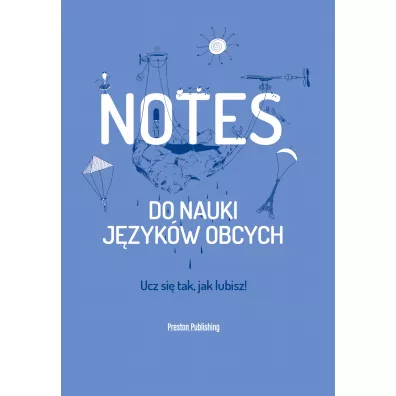Preston Publishing Notes do nauki jzykw obcych niebieski