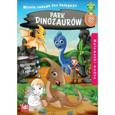 Park dinozaur�w. Malowanki wodne