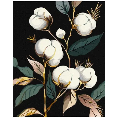 Ideyka Malowanie po numerach - �nie�nobia�a bawe�na 40x50cm
