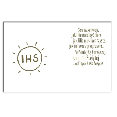Henry Karnet B6 Komunia - Ch�opiec