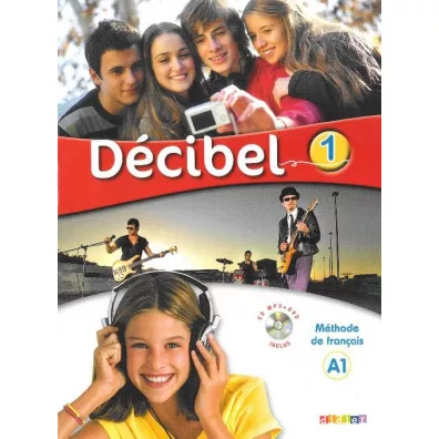 Decibel 1 podr�cznik + CD MP3+ p�yta DVD - Michèle Butzbach