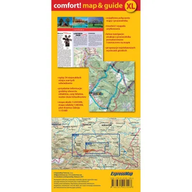 Beskid Niski map&guide XL PL laminat 2021