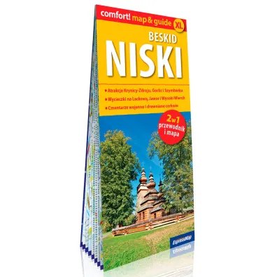 Beskid Niski map&guide XL PL laminat 2021