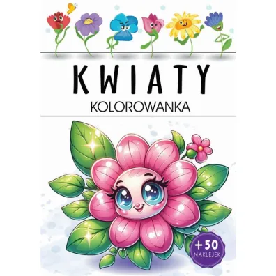Kwiaty. Kolorowanka