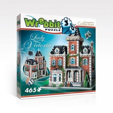 Puzzle 3D Domek Wiktoriaski 465 Wrebbit Puzzles
