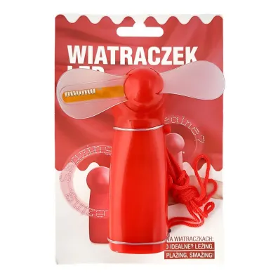 MCD Wiatraczek led czerwony