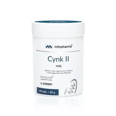 Dr. Enzmann Mse Cynk dwuwarto�ciowy suplement diety 120 tab.