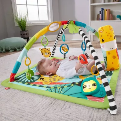 Fisher-Price Mata edukacyjna 3w1 Las tropikalny HJW08 Mattel