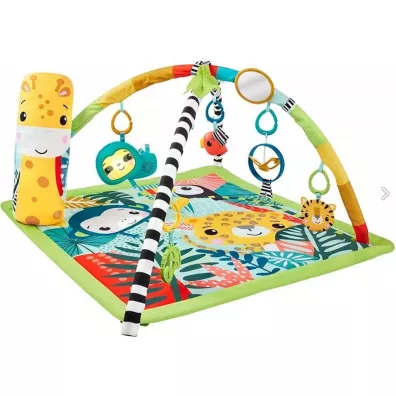 Fisher-Price Mata edukacyjna 3w1 Las tropikalny HJW08 Mattel