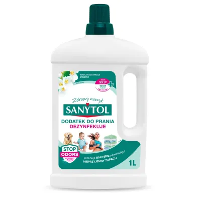 Sanytol Dezynfekujcy dodatek do prania o zapachu biaych kwiatw 1 l