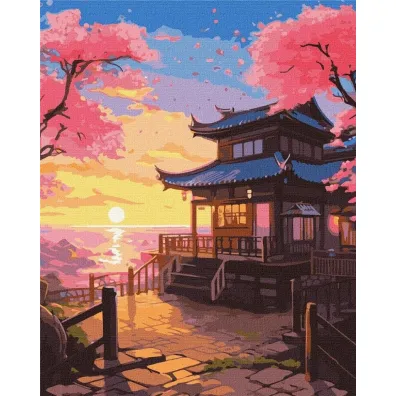 Ideyka Malowanie po numerach - Marzycielski zach�d s�o�ca 40x50cm