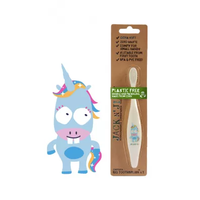 Jack N Jill Bio Szczoteczka do zbw dla dzieci, Unicorn