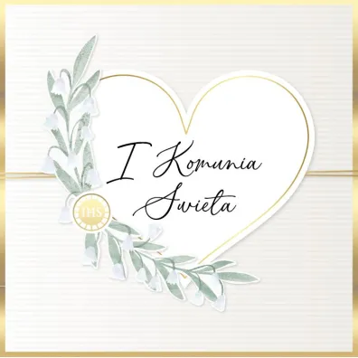 Kukartka Karnet Primus Komunia KPE-0249