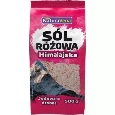 NaturaVena S�l himalajska r�owa drobna 500 g