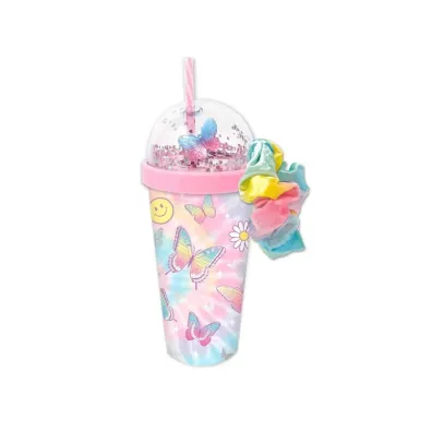 Pecoware Kubek z gumk� do w�os�w Scrunchie Motylki
