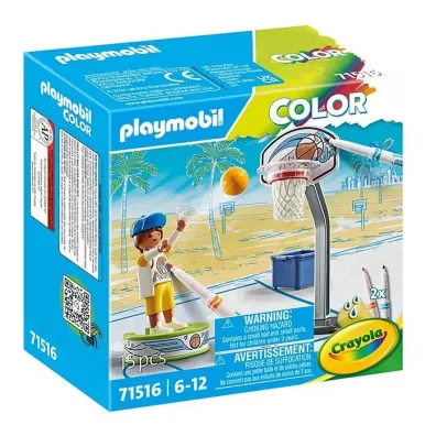 Playmobil Color Skater z pi�k� do koszyk�wki 71516