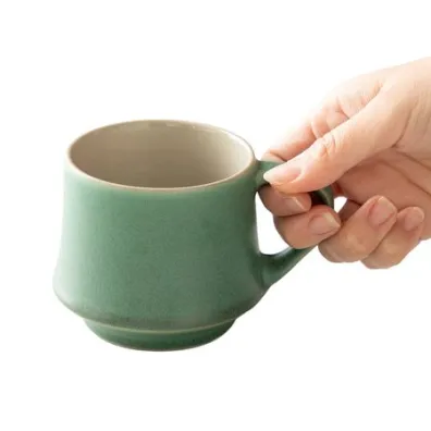 Origami Kubek ceramiczny Flare Mug Zielony 300 ml