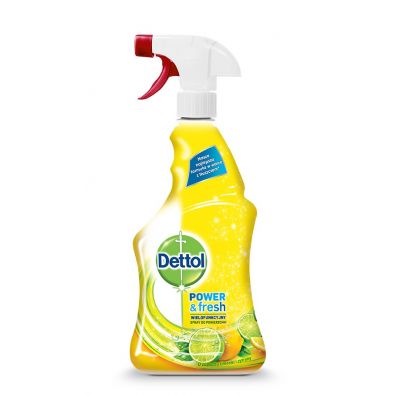 Dettol Power & Fresh wielofunkcyjny spray do powierzchni Limonka & Cytryna 500 ml