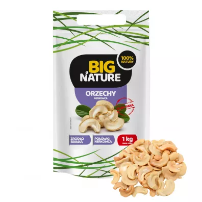 Big Nature Orzechy nerkowca Po��wki Du�a Paka 1 kg