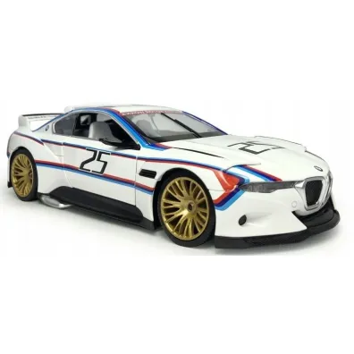 Model 1:24 BMW 3.0 CSL Hommage bia�y �wiat�o + d�wi�k Pulio