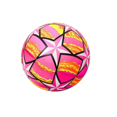 Pi�ka gumowa r�owa 24cm LeanToys
