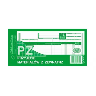 Michalczyk i Prokop Przyj�cie materia��w z zewn�trz PZ 352-8