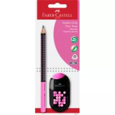 Faber-Castell Zestaw o��wek + temper�wka z gumk�