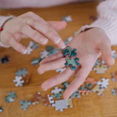 Puzzle 500 el. Color Splash! Tiger Encounter Trefl