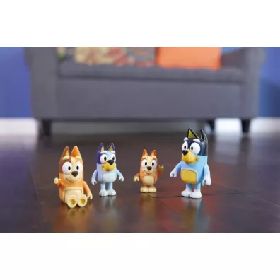 Bluey Figurki 4Pak Rodzinka