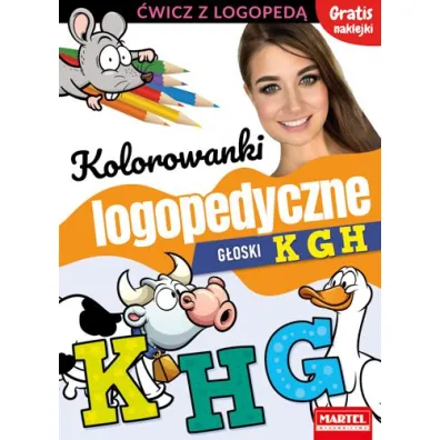 Kolorowanki logopedyczne g�oski K G H